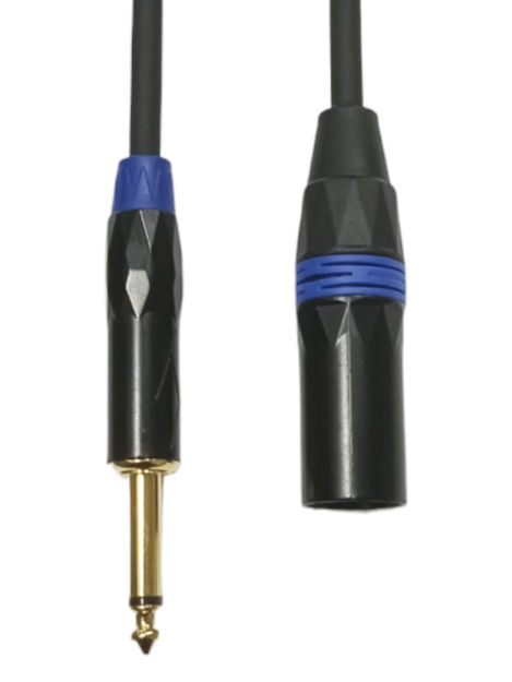 Imagen de CABLE CANON XLR MACHO A PLUG 1/4 1M