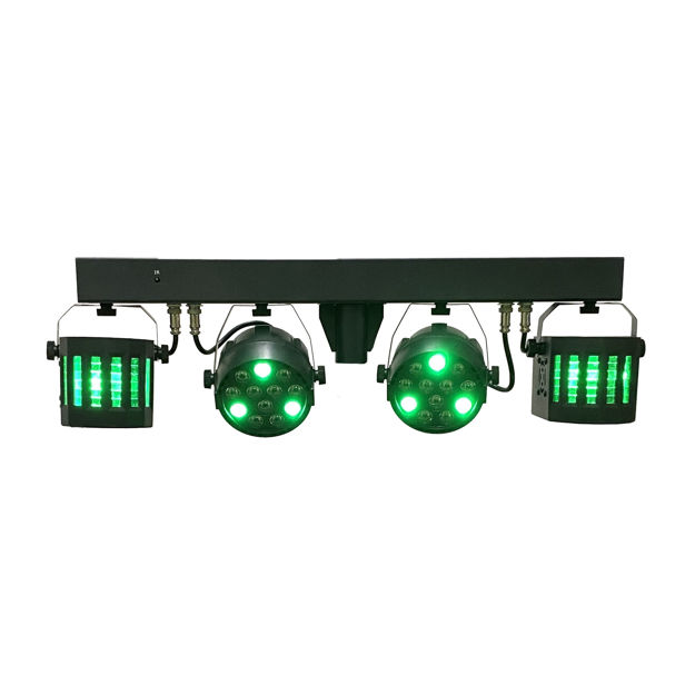 Imagen de Barra de efectos LED Derby + Par LED GCM DJ Line GCM-T99X2