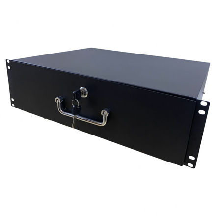 Imagen de CAJON BAUL PARA RACK 3U CON LLAVE