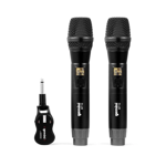 Imagen de SISTEMA INALAMBRICO GEMINI 2 MICROFONOS CON RECEPTOR