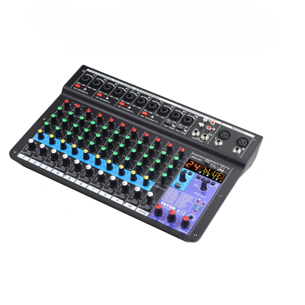 Imagen de CONSOLA MIXER TEYUN 12 CANALES A12