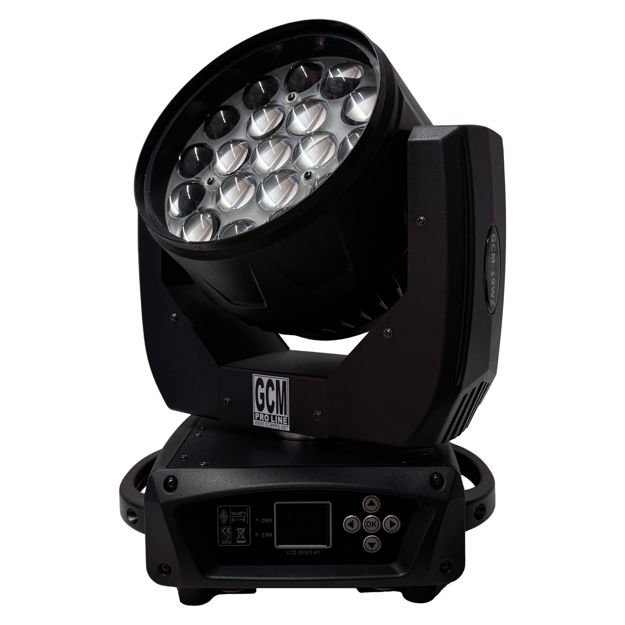 Imagen de CABEZA MÓVIL BEAM WASH ZOOM 19*15W RGBW 19WZ