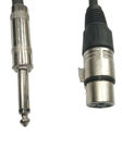 Imagen de CABLE PLUG 1/4 MONO A XLR HEMBRA 1.8 METROS
