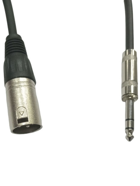 Imagen de CABLE PLUG 1/4 STEREO A XLR MACHO 3M