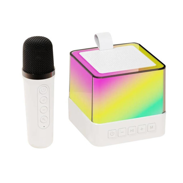 Imagen de MICROFONO INFANTIL CON PARLANTE PORTATIL BLANCO