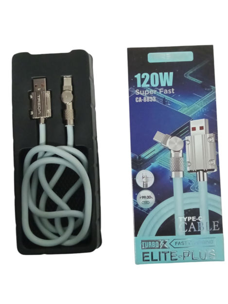 Imagen de CABLE PARA CELULAR TIPO C 120W SUPERFAST TREQA