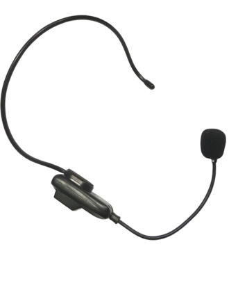 Imagen de MICROFONO DE VINCHA INALAMBRICO UHF CALIDAD A RECARGABLE