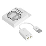 Imagen de TARJETA DE SONIDO EXTERNA USB  MIC+ AURI