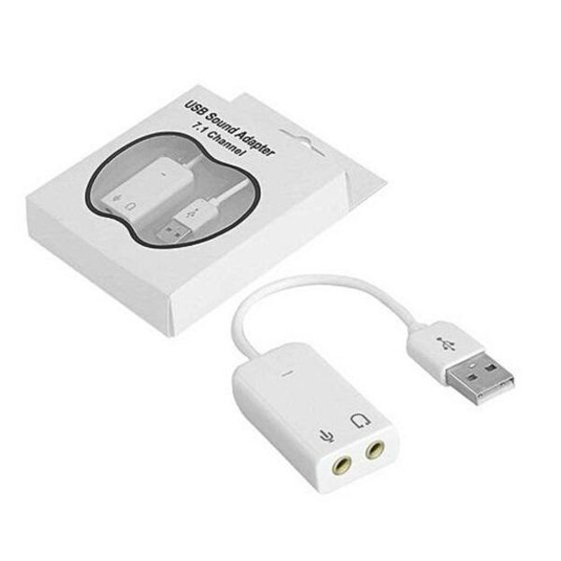 Imagen de TARJETA DE SONIDO EXTERNA USB  MIC+ AURI