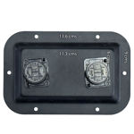 Imagen de BORNERA CHASIS SPEAKON DOBLE METAL