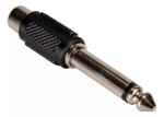 Imagen de Adaptador Jack Rca A Plug 1/4 Mono X 2 Unidades