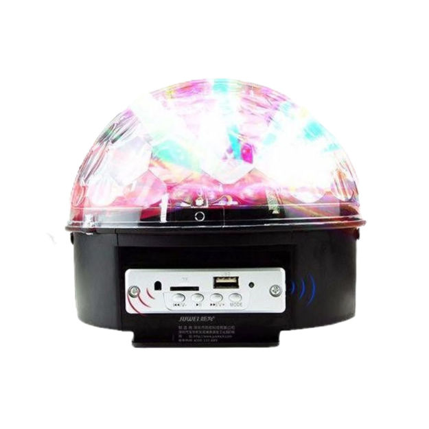 Imagen de Media Bola Led Cristal Ball Parlante Bluetooth/usb/cremoto