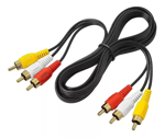 Imagen de Cable 3 Rca A 3 Rca  Audio Y Video 1.5 Metros X2