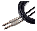 Imagen de Cable Plug 1/4 A Plug 1/4  Conectores Metalicos 3mts