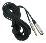 Imagen de Cable Canon A Plug 1/4 Para Microfono 3 Metros Calidad A