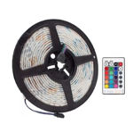 Imagen de Cinta Led Rgb 5050 5m Int/ Exterior C/remoto Y Transformador
