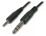 Imagen de Cable  Plug Spica 3.5 A Plug 1/4 Mono