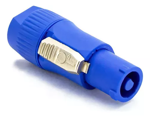 Imagen de Ficha Powercon Macho Azul Conector A