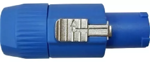 Imagen de Ficha Powercon Macho Azul Conector A