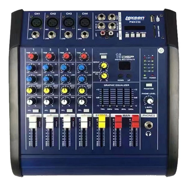 Imagen de Mixer Potencia Lexsen Pmx250 250w 4 Canales