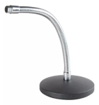 Imagen de JIRAFA SOPORTE P/MICROFONO DE MESA CUELLO GANZO BASE REDONDA