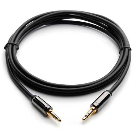Imagen de Cable 3.5 A 3.5 Spica 3 Metros Profesional Conector Metalico