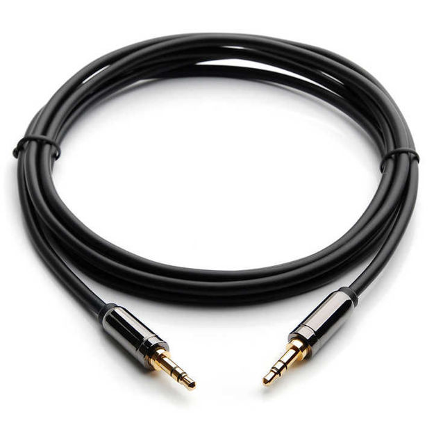 Imagen de Cable 3.5 A 3.5 Spica 3 Metros Profesional Conector Metalico