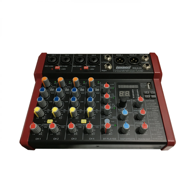 Imagen de Consola Lexsen 6 canales salida XLR balanceada BT-USB