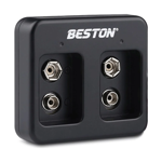 Imagen de CARGADOR INTELIGENTE PARA 2 BATERIA PILA 9V RECARGABLE INCLUYE CABLE
