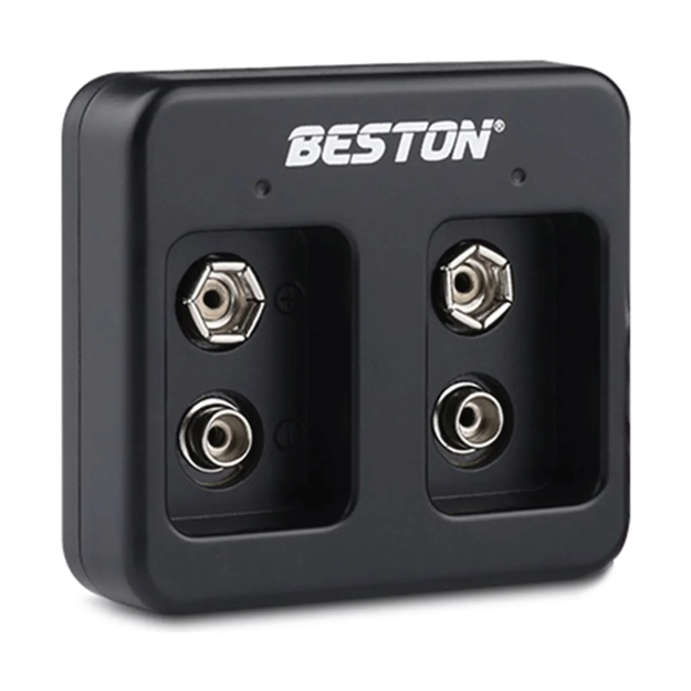 Imagen de CARGADOR INTELIGENTE PARA 2 BATERIA PILA 9V RECARGABLE INCLUYE CABLE