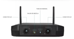 Imagen de Sistema De 4 Micrófonos Inalambricos Uhf Profesional