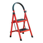 Imagen de ESCALERA PLEGABLE ACERO 2 ESCALONES