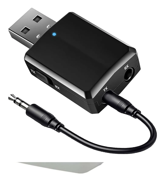Imagen de TRASMISOR RECEPTOR AUDIO BLUETOOTH JACK 3 EN 1