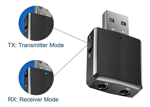 Imagen de TRASMISOR RECEPTOR AUDIO BLUETOOTH JACK 3 EN 1