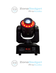 Imagen de MINI CABEZA MOVIL SPOT LED LS-30 8 COLORES GOBOS + BLANCO CON ARO 30W