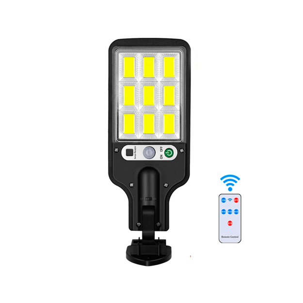 Imagen de LÁMPARA FAROL LED DE PARED 6164 CARGA SOLAR CON SENSOR Y CONTROL REMOTO