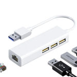 Imagen de HUB USB 2.0 RJ45 3 USB