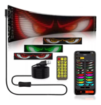Imagen de LETRERO LED BLUETOOTH DESPOLAZABLE PANTALLA 37.4 X 9.2CM
