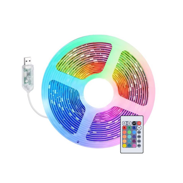 Imagen de GUIA DE LUCES LED RGB CON CONTROL