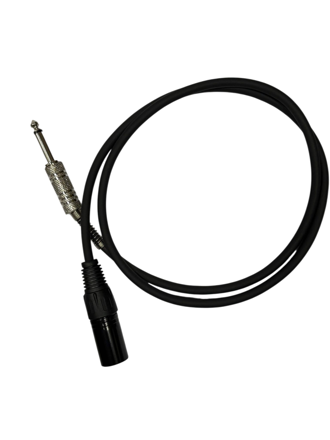 Imagen de CABLE CANON XLR MACHO  A PLUG 1/4 MONO 6 METROS CALIDAD A LS-OH-C