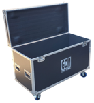 Imagen de RACK FLIGHT CASE PARA CABLES Y JIRAAS GRANDE CON RUEDAS GCM PRO