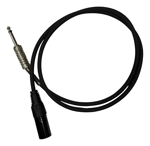 Imagen de CABLE CANON MACHO A PLUG 1/4 MONO 2 METROS