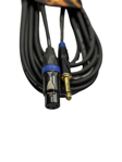 Imagen de CABLE PLUG 1/4 MONO A XLR HEMBRA 6M