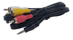 Imagen de PLUG SPICA 4 POLOS  STEREO+VIDEO METALICO