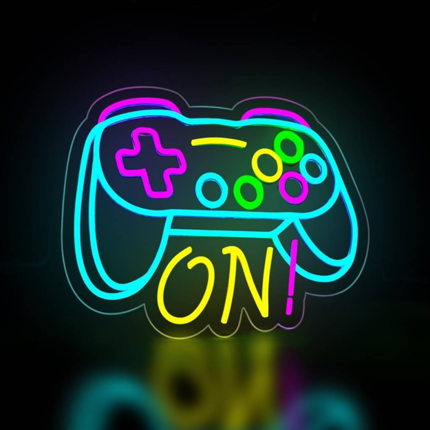 Imagen de LETRERO DE NEÓN JOYSTICK ON