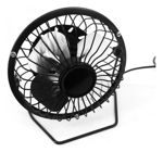 Imagen de MINI VENTILADOR METÁLICO USB PARA ESCRITORIO OFICINA