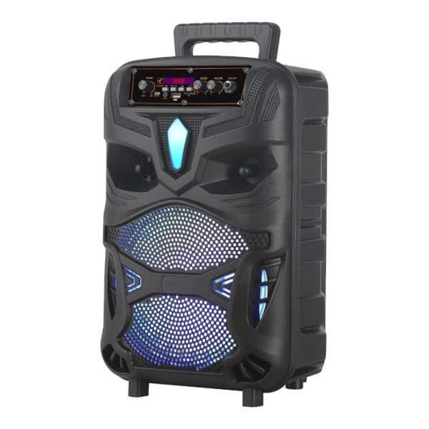 Imagen de PARLANTE PORTABLE DE 8 PULGADAS CON MICRÓFONO