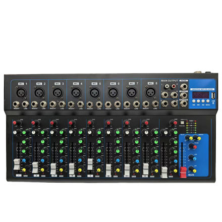 Imagen de CONSOLA DE AUDIO PROFESIONAL F10 DE 10 CANALES