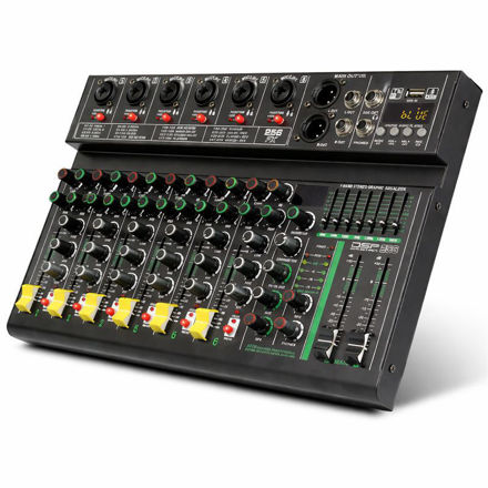 Imagen de CONSOLA DE AUDIO PROFESIONAL DE 6 CANALES CON EQ INCORPORADO 99 CONSOLA DE MEZCLA DE