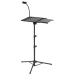 Imagen de SOPORTE PROYECTOR O LAPTOP PORTÁTIL DE METAL DE ALTURA AJUSTABLE , SOPORTE PARA CELULAR Y BANDEJA EXTRA